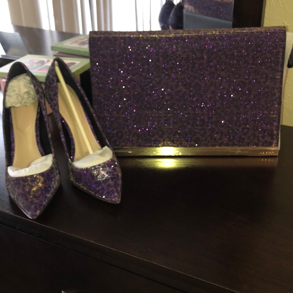 Aldo Shoes & purse set